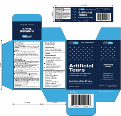 EzriCare Artificial tears recalled by the FDA.