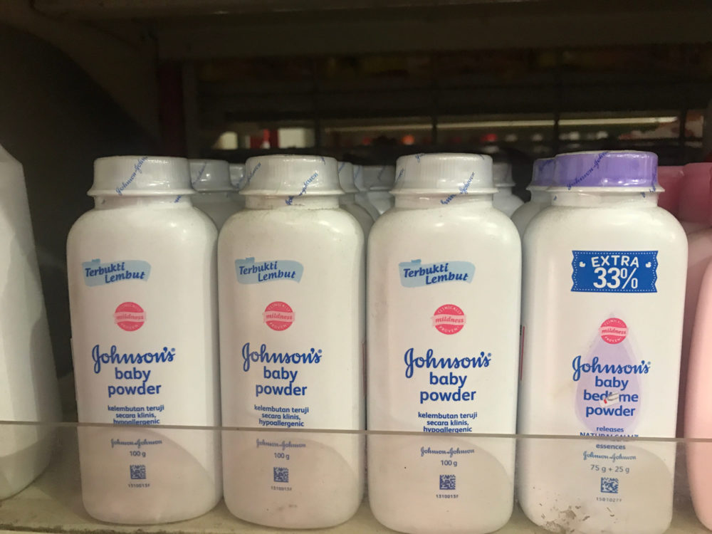 Johnson & Johnson to end sales of baby powder with talc globally