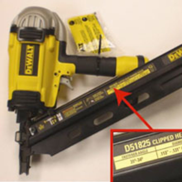 DeWALT Framing Nailer Recall Risk of Injury to Users and Bystanders