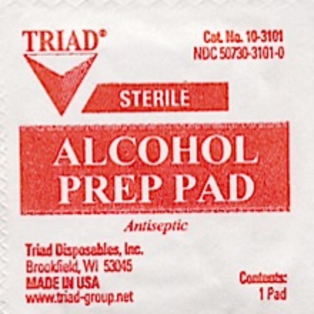 Triad alcohol shop prep pads