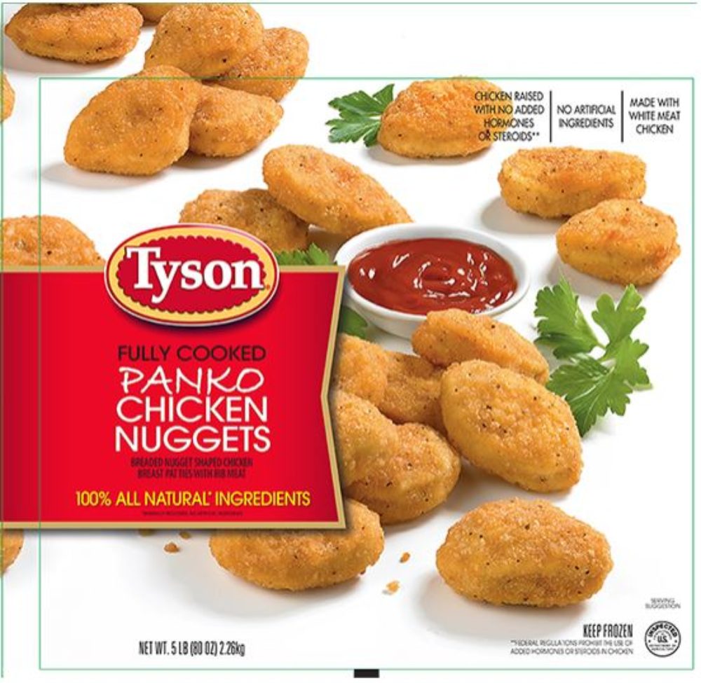 Tyson Chicken Nuggets Recall Issued Over Plastic Contamination