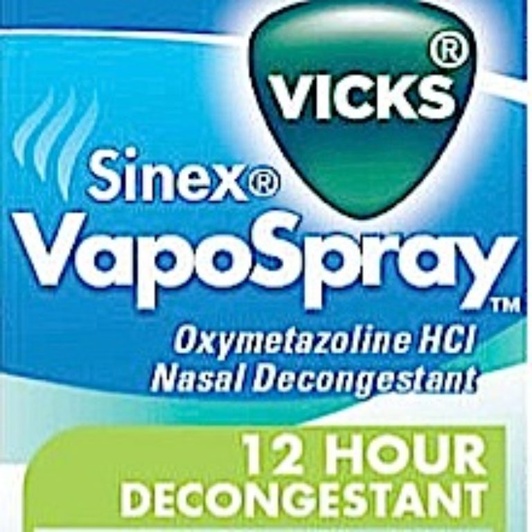 Vicks Sinex Nasal Spray Recall Risk of Infection from B. Cepacia